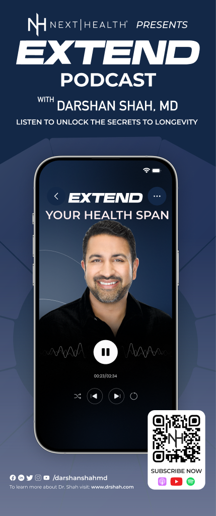 Next Health Extend podcast pull-up banner