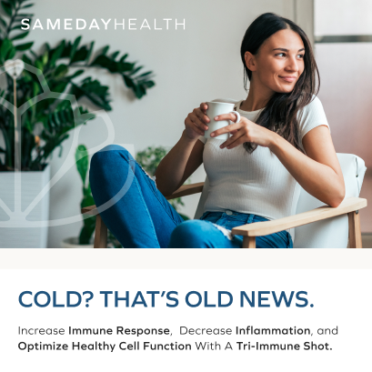 Sameday Health Tri-Immune wellness shot creative